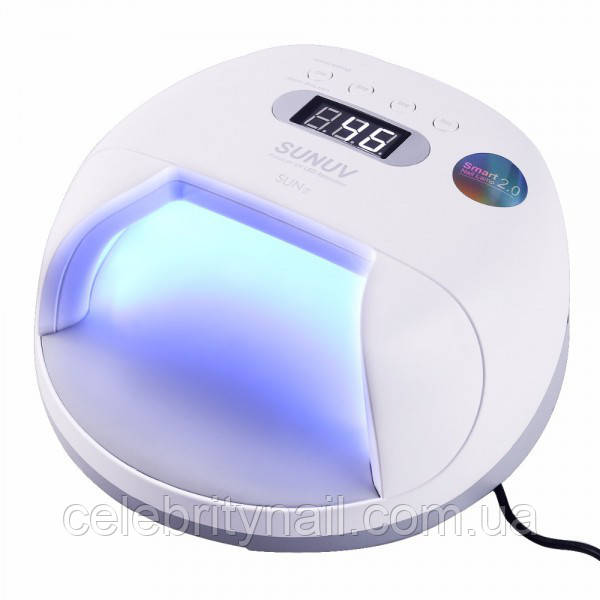 Лампа для манікюру SUNUV SUN 7 WHITE, 48 Вт без акумулятора