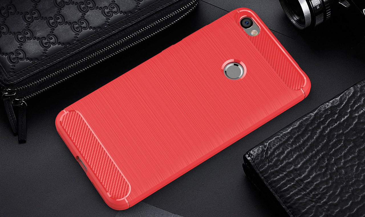 Чехол на xiaomi redmi note 5a / note 5a prime CARBON