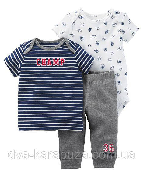Набір — трійка для хлопчика Carters, 24 міс!, фото 1