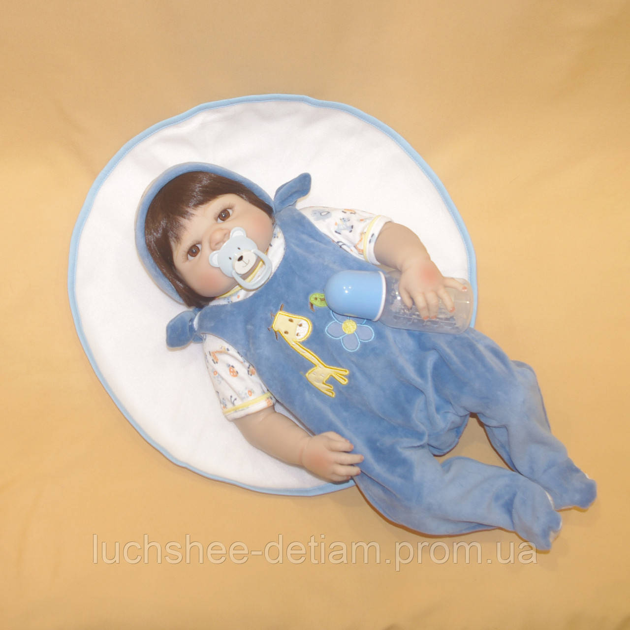 Кукла реборн 57 см полностью виниловый мальчик Димочка - фото 2 - id-p705519039