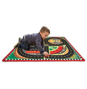 Ігровий килимок із машинками Перегонова траса Melissa&Doug, фото 3