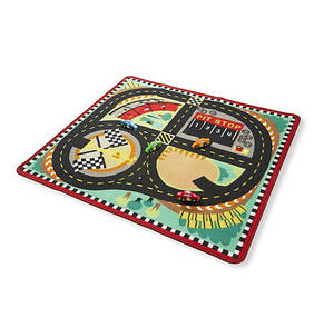 Ігровий килимок із машинками Перегонова траса Melissa&Doug, фото 4
