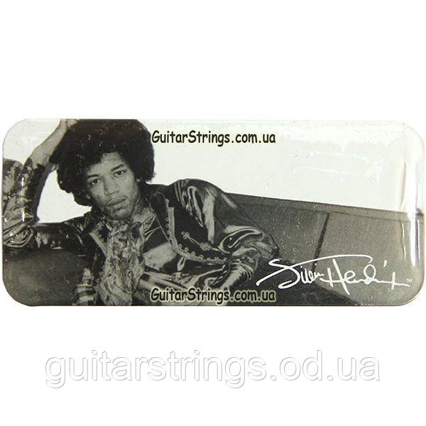 Набір Медіаторів Dunlop JH-PT05H Jimi Hendrix Signature Silver Portrait Heavy, фото 1