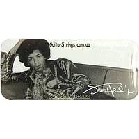 Набор Медиаторов Dunlop JH-PT05H Jimi Hendrix Signature Silver Portrait Heavy