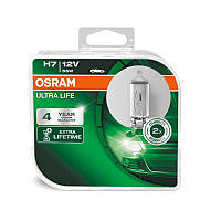 Автолампы Osram Ultra Life H7 12V 55W (64210ULT-DUOBOX)