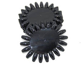 Планшет-ромашка PO-04B, 20 нігтів чорна упаковка 10 шт
