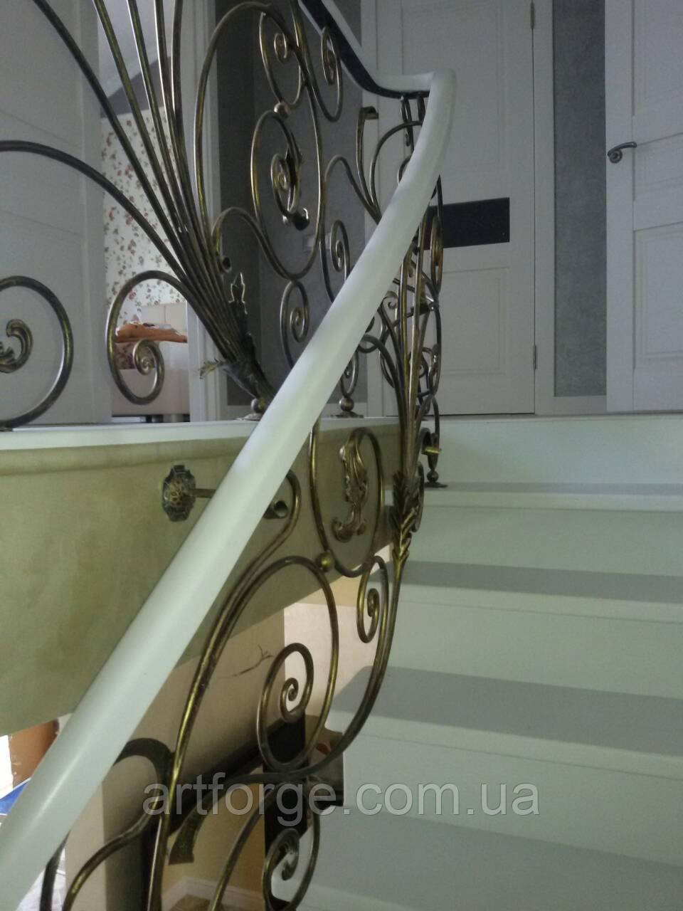 Классические кованые перила для лестниц - фото 6 - id-p625120366