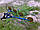 Граблі-ворошки «Сонечко» ГВР-4 (з кріпленням до трактора; 4-х колеса), фото 9