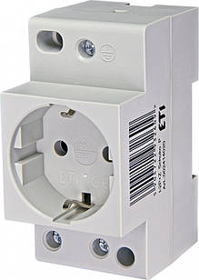 Розетка на DIN-рейку t-2P+Z Schuko (P)