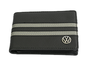 Шкіряна обкладинка для прав Carrs з логотипом VOLKSWAGEN чорна (VW04), фото 3