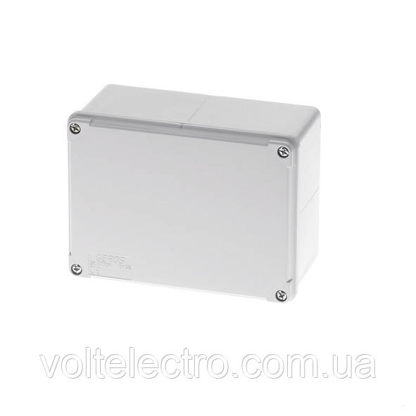 Монтажна коробка з гладкими стінками 170х170х75, IP65.
