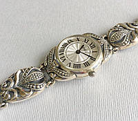 Серебряные часы БР-00050