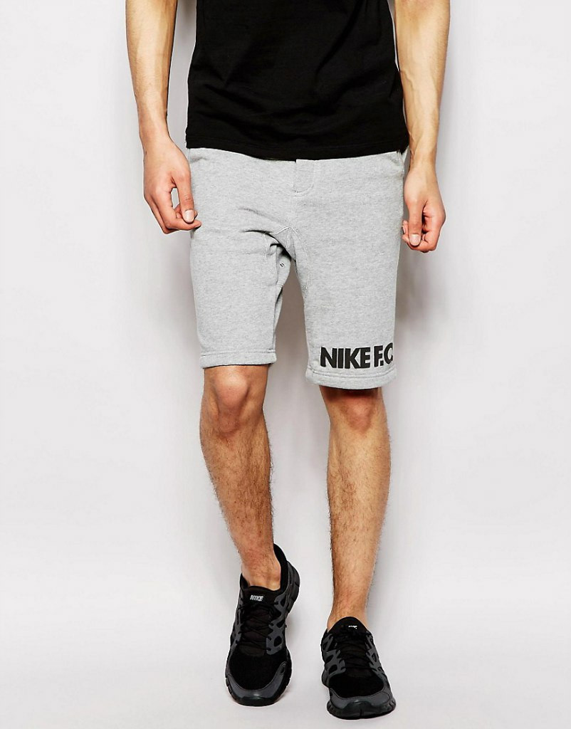 Шорти Найк ( Nike ( Найк ) ) сірі чоловічі трикотажні