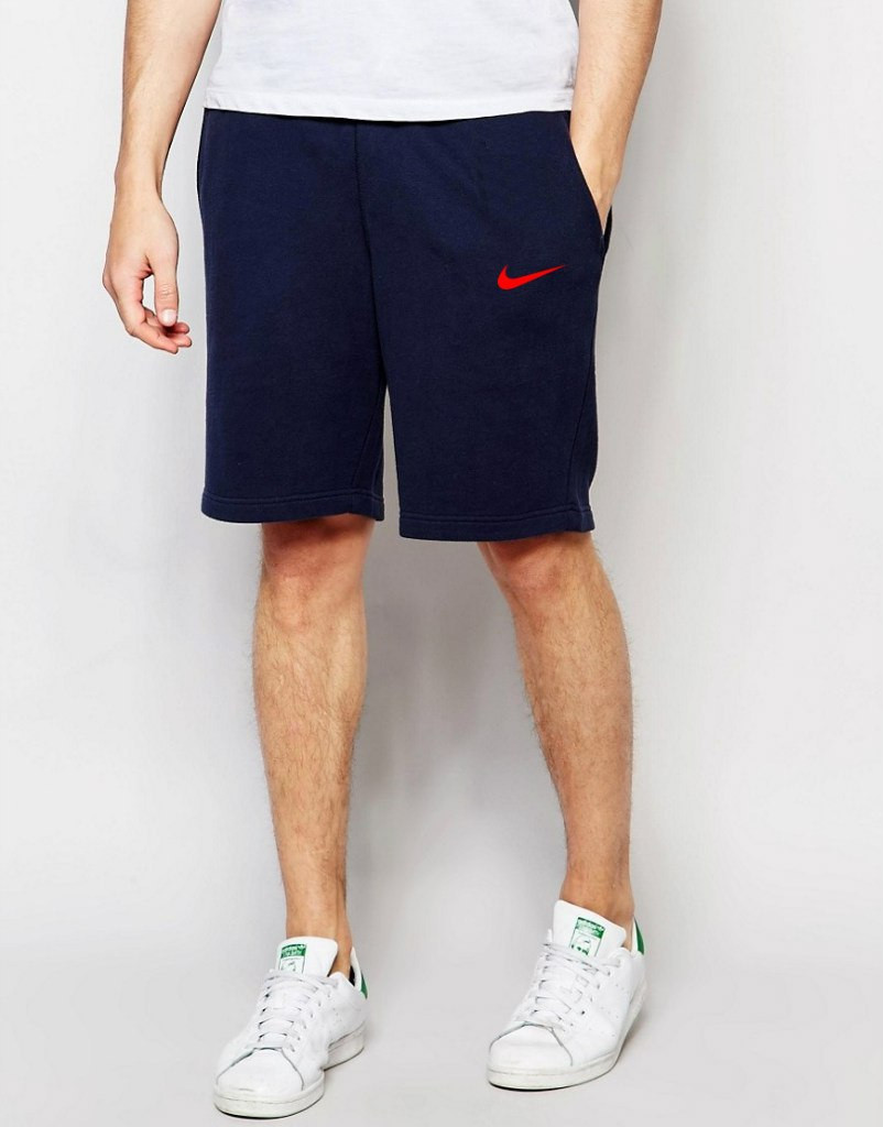 Шорти Nike ( Найк ) сині червоний знчек