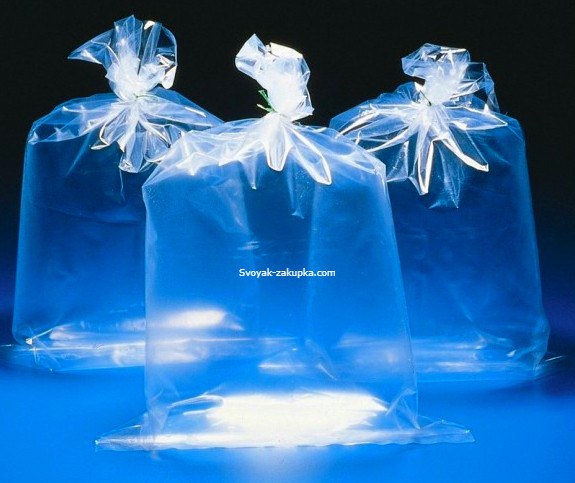 Мішок під засолку поліетиленовий великий (100 мкм). Розмір 80х120 см., фото 1