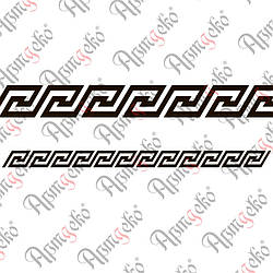 Меандр похилий 1455х75х6 Арт. 69.002.06