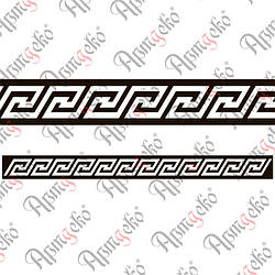 Меандр похилий рамка 1475х100х6 Арт. 69.003.06