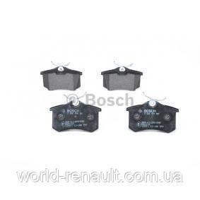 Комплект задніх гальмівних колодок Рено Меган 3, Рено Флюенс/ BOSCH 0986494387, фото 3