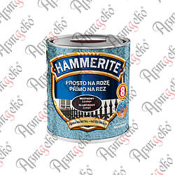 Фарба по металу Hammerite молоткова чорна 2,5 л Арт. 80.001.01