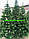 Штучна ялинка (ПВХ). Висота — 1,5 м. (Збірна) з м'якою хвою. Ялинка на підставці., фото 4