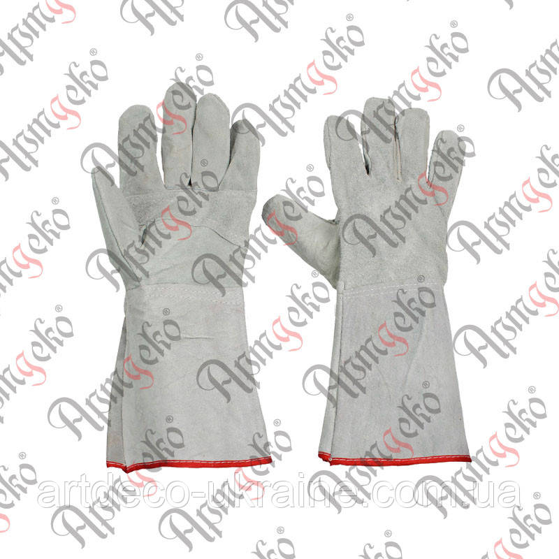 Рукавиці (краги)"Intertool"замшеые (білі) Арт. 90.402, фото 1