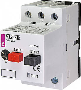 Автоматичний вимикач захисту двигуна MS25-20