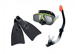 Набір для плавання окуляри, ласти, трубка Intex 55959