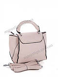 Жіноча сумка-клатч 18 х 18 см колір бежевий, фото 2