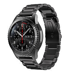 Металевий ремінець Primo для годинника Samsung Gear S3 Classic SM-R770/Frontier RM-760 - Black