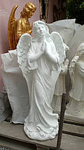 Ангел для пам'ятника. Статуя з бетону Ангел білосніжний 82 см