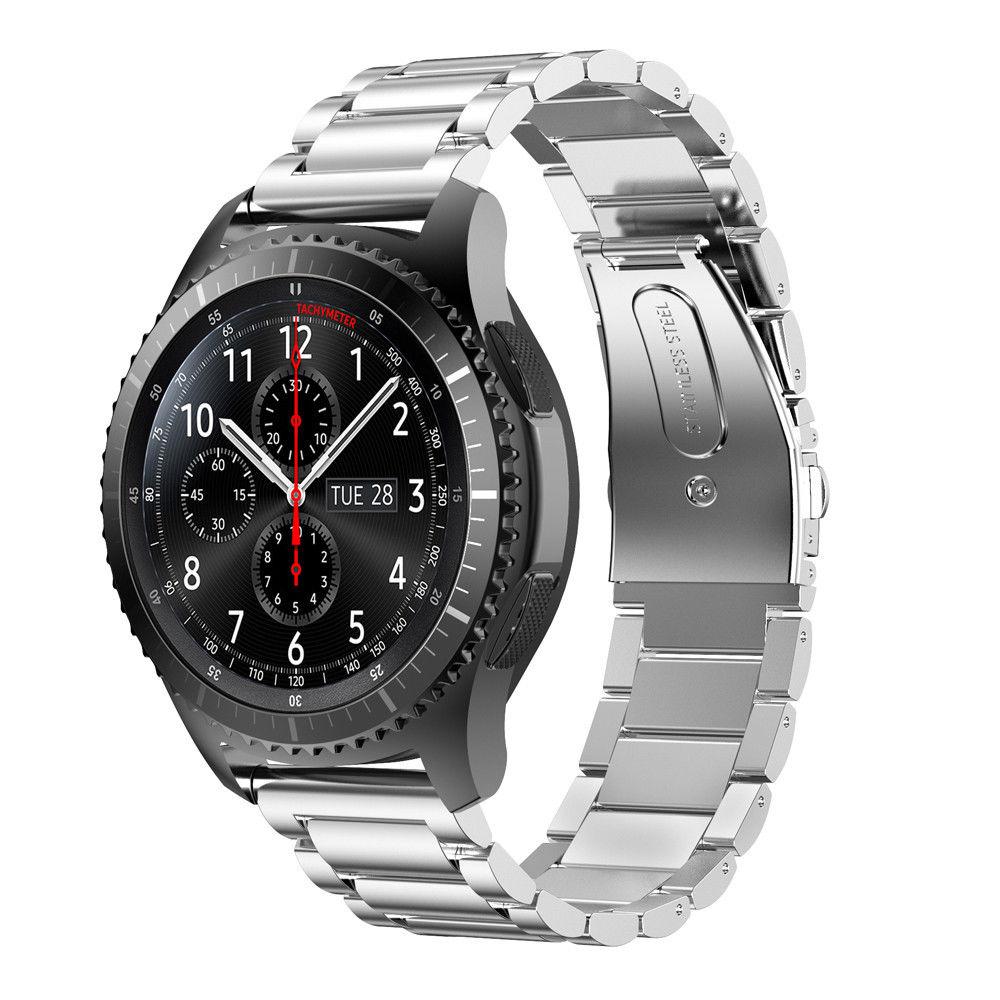 Металевий ремінець Primo для годинника Samsung Gear S3 Classic SM-R770/Frontier RM-760 - Silver, фото 1