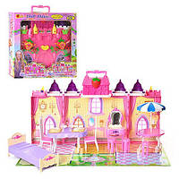 Ігровий будиночок замок для ляльки 3140 з меблями