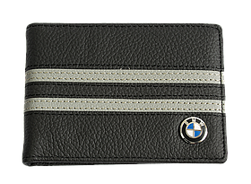 Шкіряна обкладинка для прав Carrs з логотипом BMW чорна (BM12)