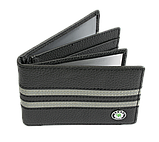 Шкіряна обкладинка для прав Carrs з логотипом SKODA чорна (SK22), фото 3