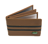 Шкіряна обкладинка для прав Carrs з логотипом LAND ROVER коричнева (LR15), фото 3