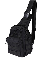 Тактична військова сумка-рюкзак OXFORD 600D Black