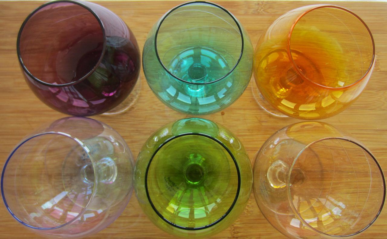 Набор цветных бокалов для коньяка/бренди - фото 2 - id-p705977587