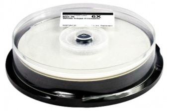 BD-R (Blu-Ray) CMC Magnetics 25 GB 6x Printable glossy Cake box 10 - фото 3 - id-p31474880