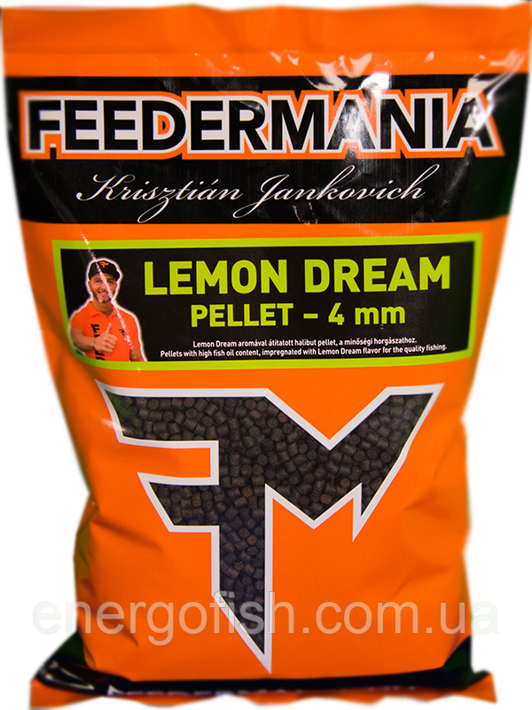 Feedermania Фидермания Pellet 4 мм 800г Lemon Dream