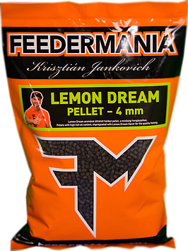 Feedermania Фидермания Pellet 4 мм 800г Lemon Dream