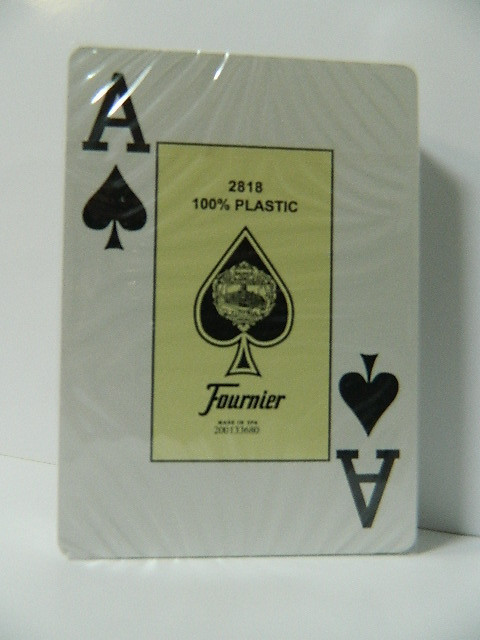 Пластикові покерні карти Fournier 2818 сині - фото 4 - id-p706012138