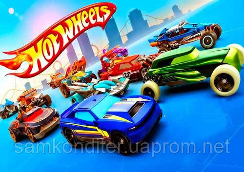 Картинка вафельна А4 "Hot Wheels 2"