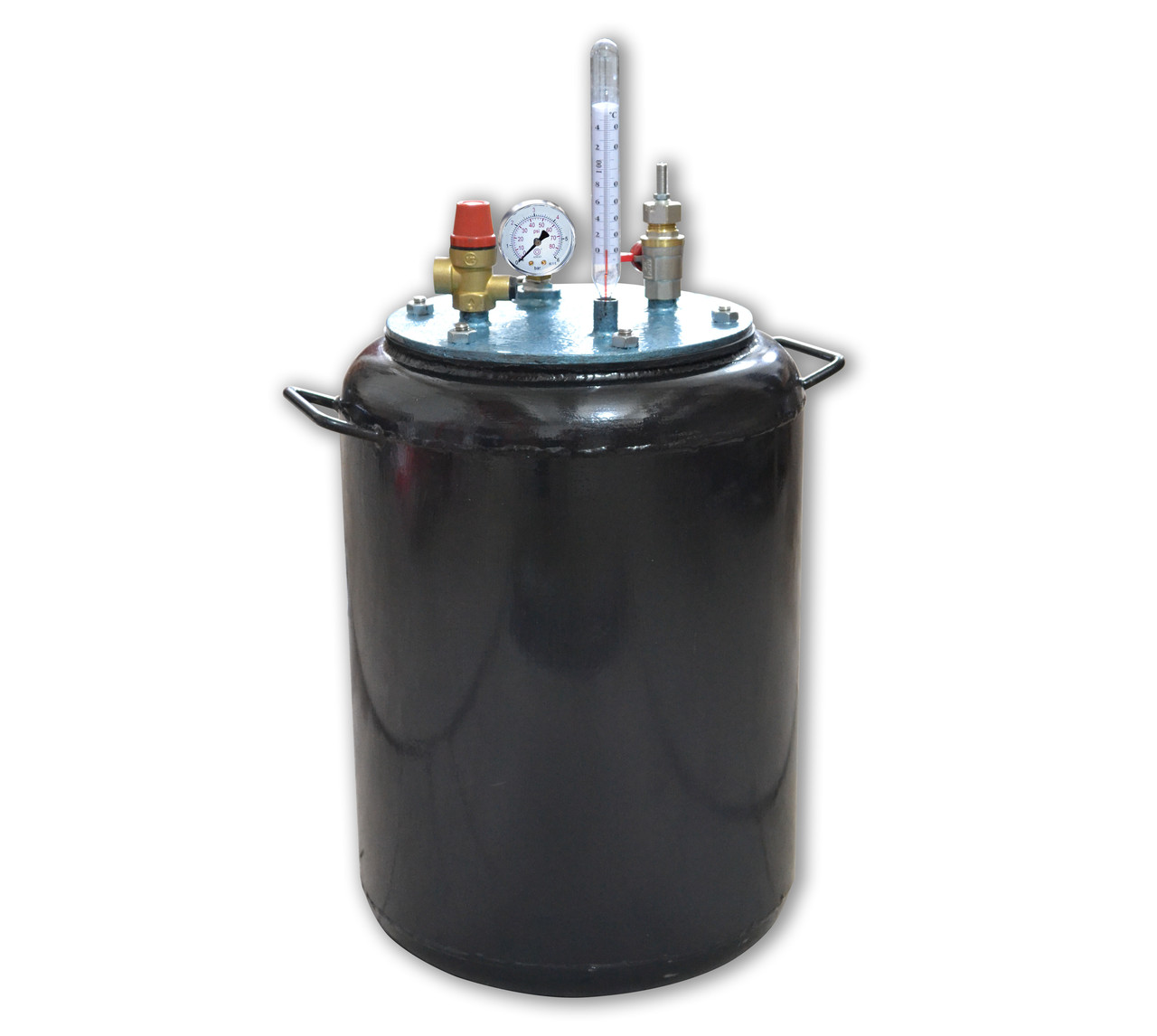Автоклав газовый для домашнего консервирования Утех24 (черная сталь 2.5 мм / 24 банки 0,5) - фото 1 - id-p706140155