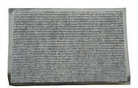 Грязезащитный коврик дабл стрипт, 120*150 серый