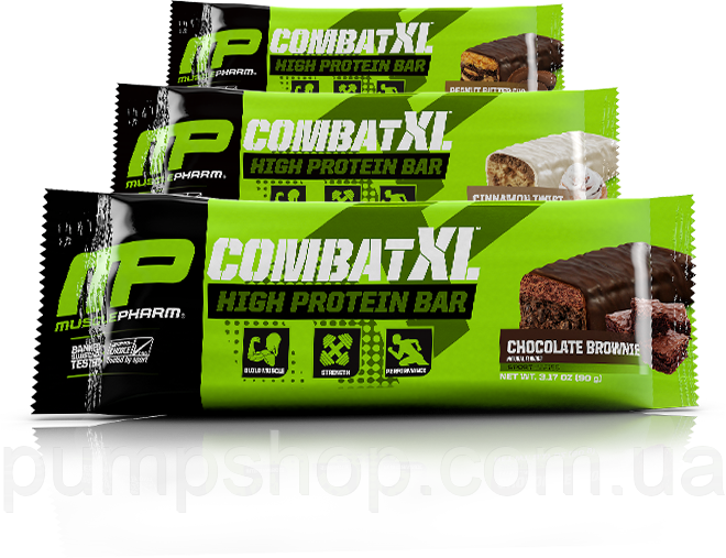 Батончик MusclePharm Combat XL High Protein Bar 90 г (1 шт.)