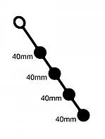 Анальные шарики 4 шт. по 40 мм (M&K Product, Великобритания)