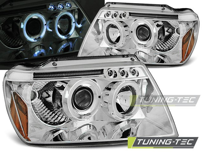 Передні фари Jeep Grand Cherokee WJ тюнінг оптика