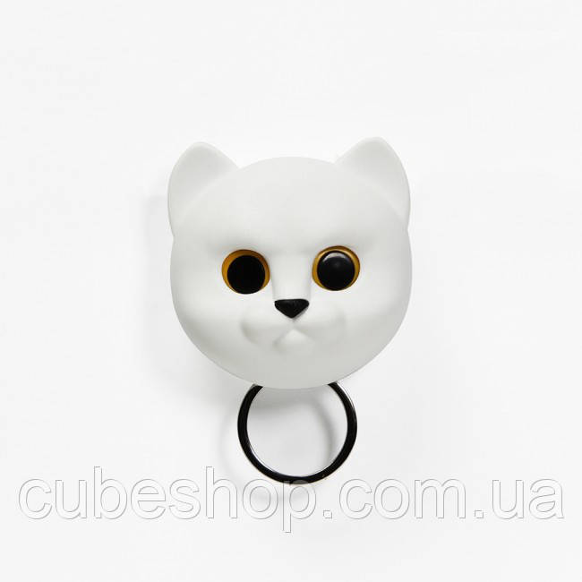Ключниця настінна Neko Cat Qualy (біла)