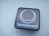 Значок, наклейка, логотип 42x42mm на сітку колонки Turbosound, фото 4