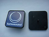 Значок, наклейка, логотип 42x42mm на сітку колонки Turbosound, фото 5